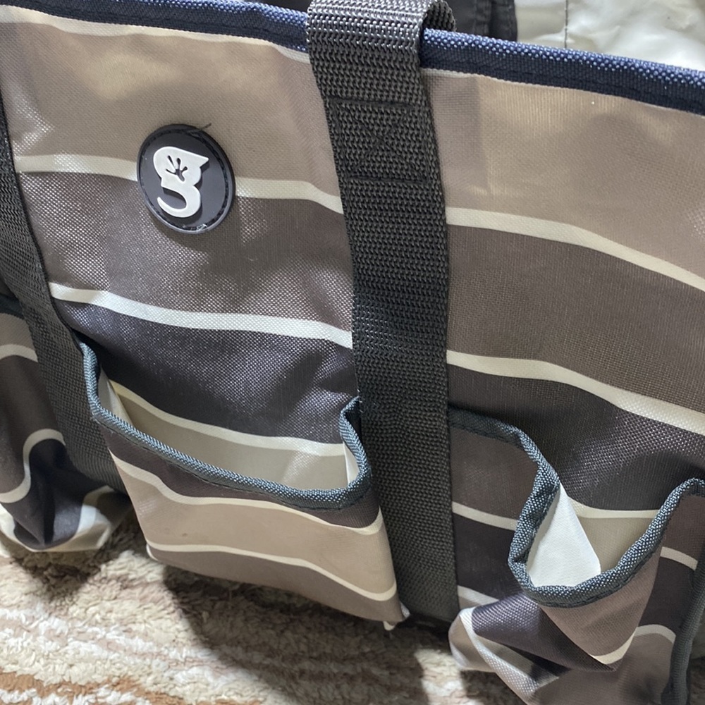 Geckobrands 8 Pocket Utility Tote Gray Beach Kids Multi-Use - Picture 3 of 12